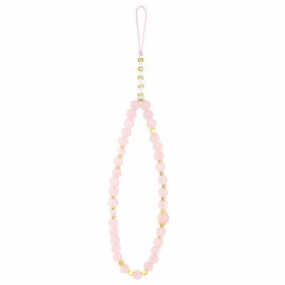 Калъф за Apple iPhone 18 Pro Max / 17 Pro Max, Guess, 4G Classic Logo с каишка, Розово злато