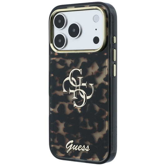 Калъф за Apple iPhone 18 Pro Max / 17 Pro Max, Guess, IML 4G Metal Script, Кафяв