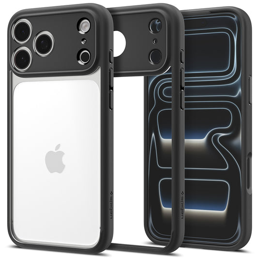 Case for Apple iPhone 18 Pro Max / 17 Pro Max, Spigen, Ultra Hybrid, Matte Black ACS12117