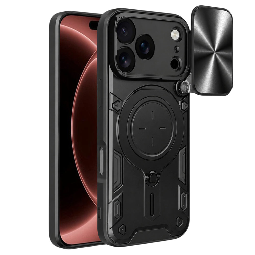 Калъф за Apple iPhone 18 Pro Max / 17 Pro Max, Techsuit, CamGuard Pro, Черен