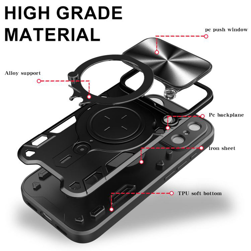 Калъф за Apple iPhone 18 Pro Max / 17 Pro Max, Techsuit, CamGuard Pro, Черен