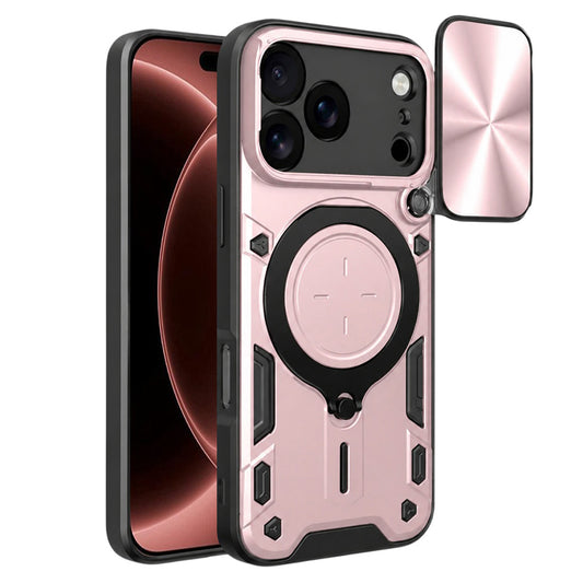Калъф за Apple iPhone 18 Pro Max / 17 Pro Max, Techsuit, CamGuard Pro, Розово злато