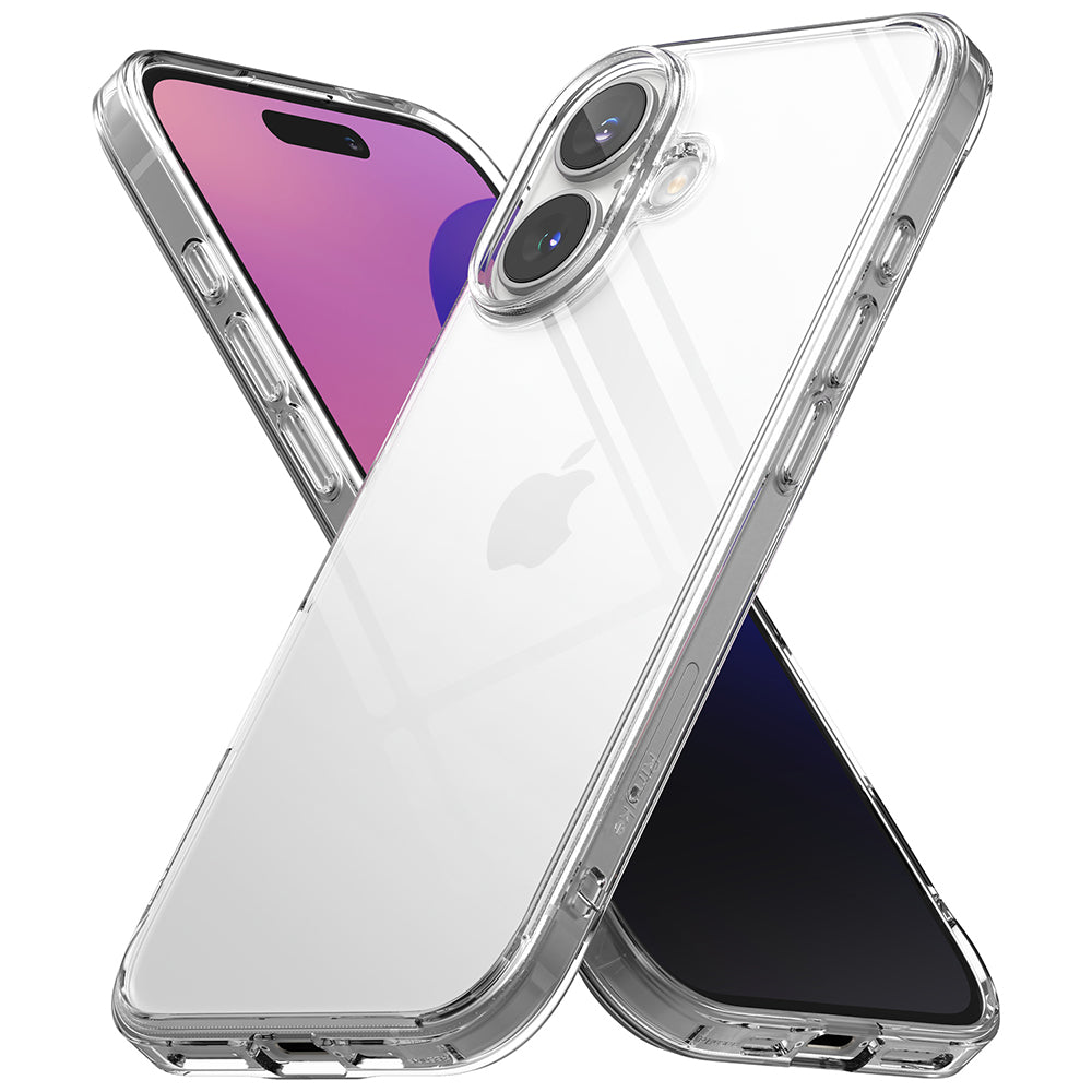 Калъф за Apple iPhone 16, Ringke, Fusion, Прозрачен 