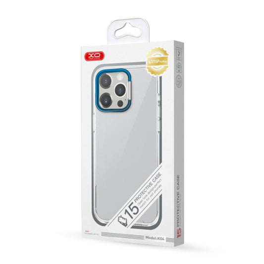 Калъф за Apple iPhone 15 Pro, XO Design, Hidden Stand, Син