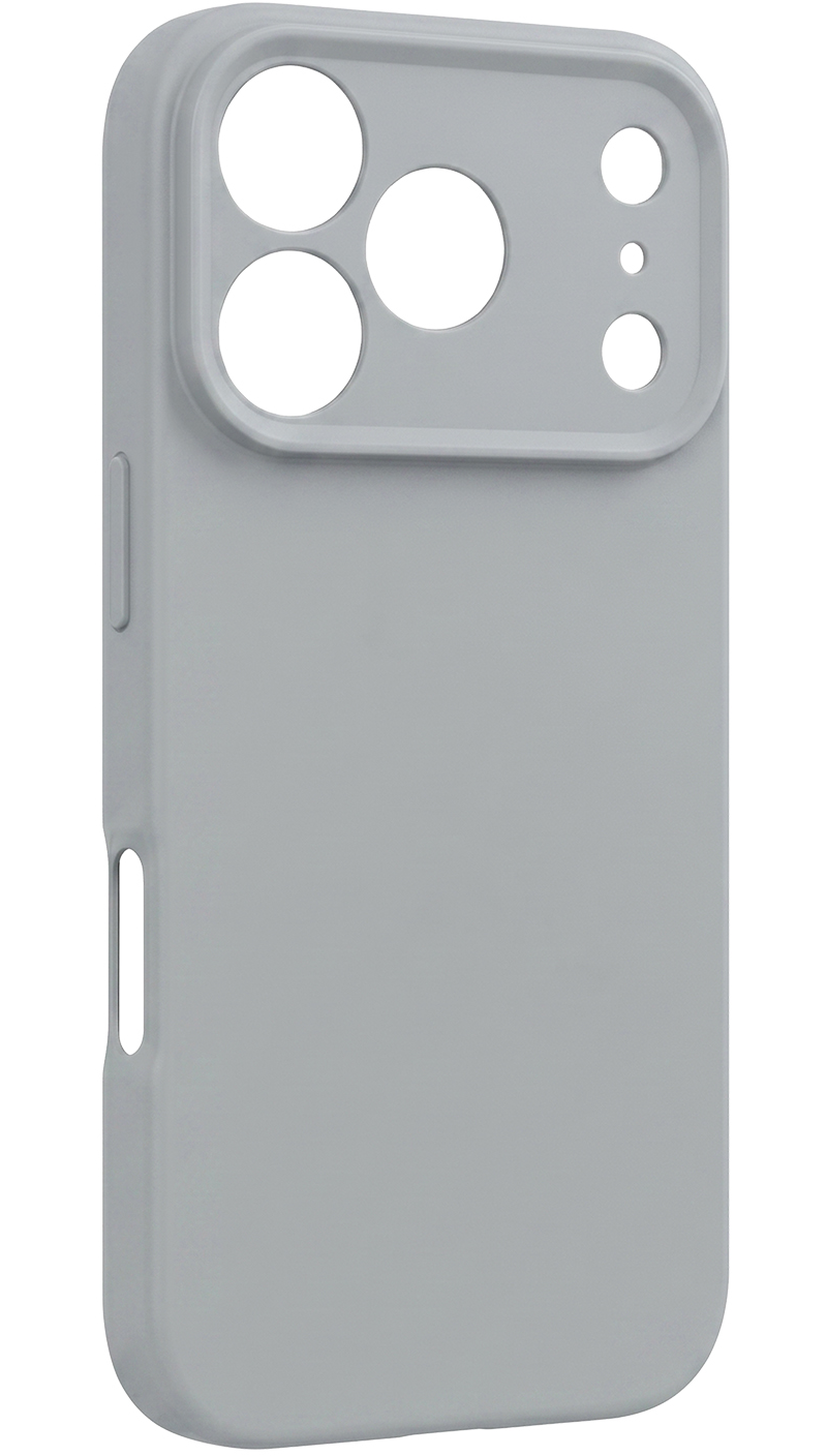 Калъф за Apple iPhone 17 Pro Max, OEM, силикон, сив