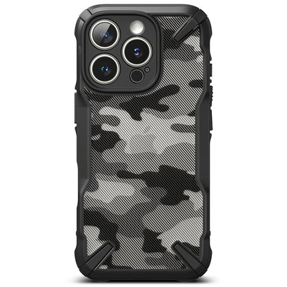 Калъф за Apple iPhone 16 Pro, Ringke, Fusion X Camo, черен 