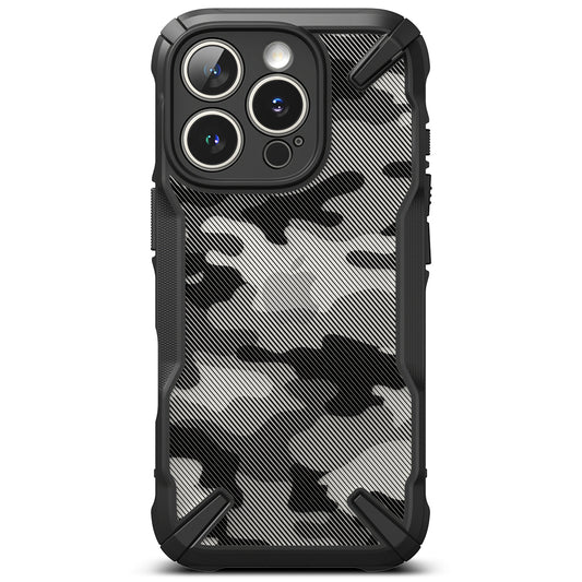 Калъф за Apple iPhone 16 Pro Max, Ringke, Fusion X Camo, черен 