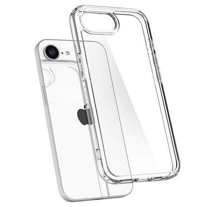 Case for Apple iPhone 16e, Spigen, Crystal Hybrid, Transparent