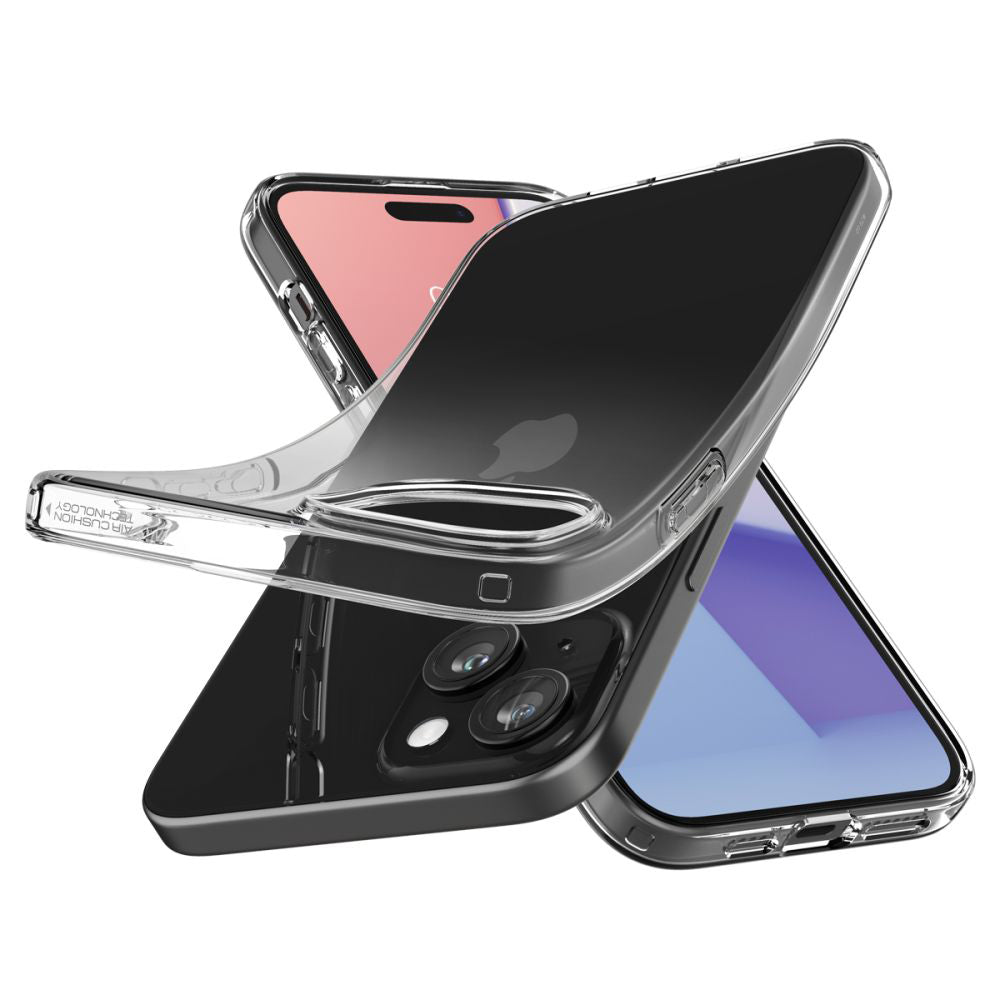 Case for Apple iPhone 15, Spigen, Liquid Crystal, Transparent