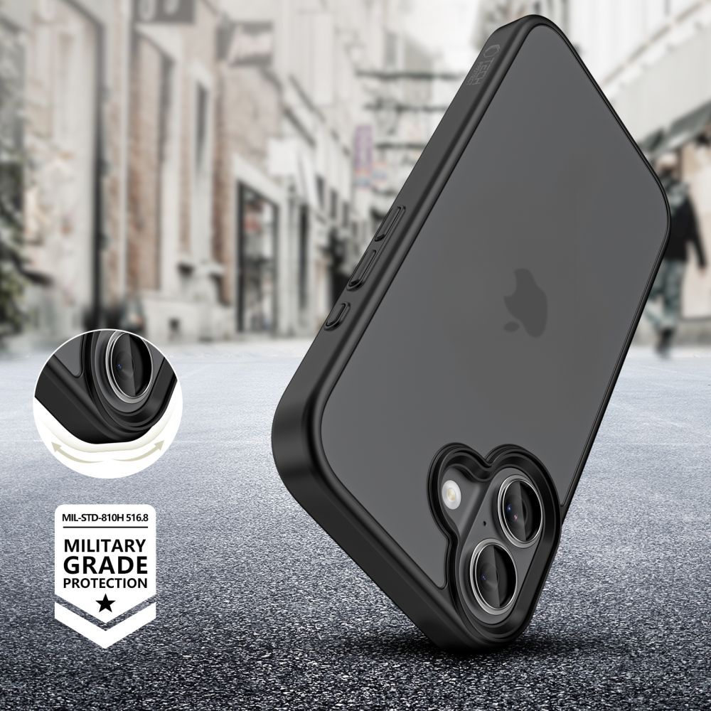 Калъф за Apple iPhone 17, Tech-Protect, Magmat, Матово черен