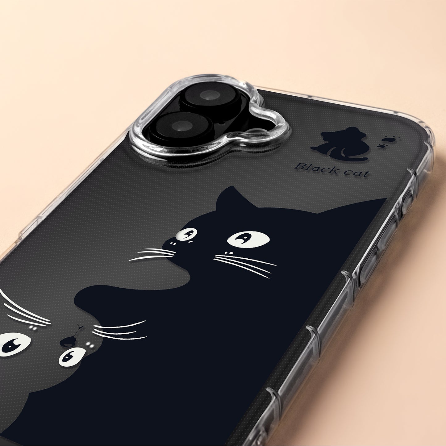 Калъф за Apple iPhone 17 Pro Max, OEM, Ultra Trendy Cat, Черен