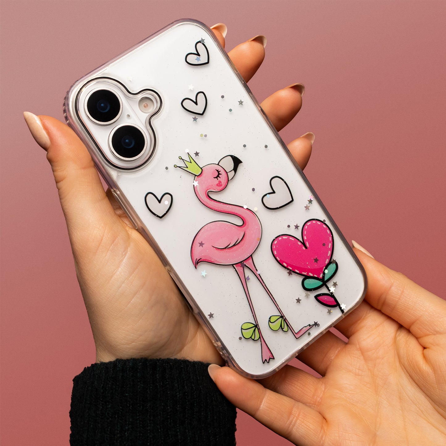 Калъф за Apple iPhone 17 Pro Max, OEM, Ultra Trendy Love 2, Многоцветен