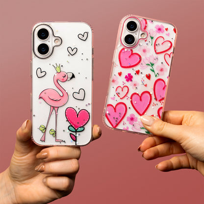 Калъф за Apple iPhone 17 Pro Max, OEM, Ultra Trendy Love 2, Многоцветен