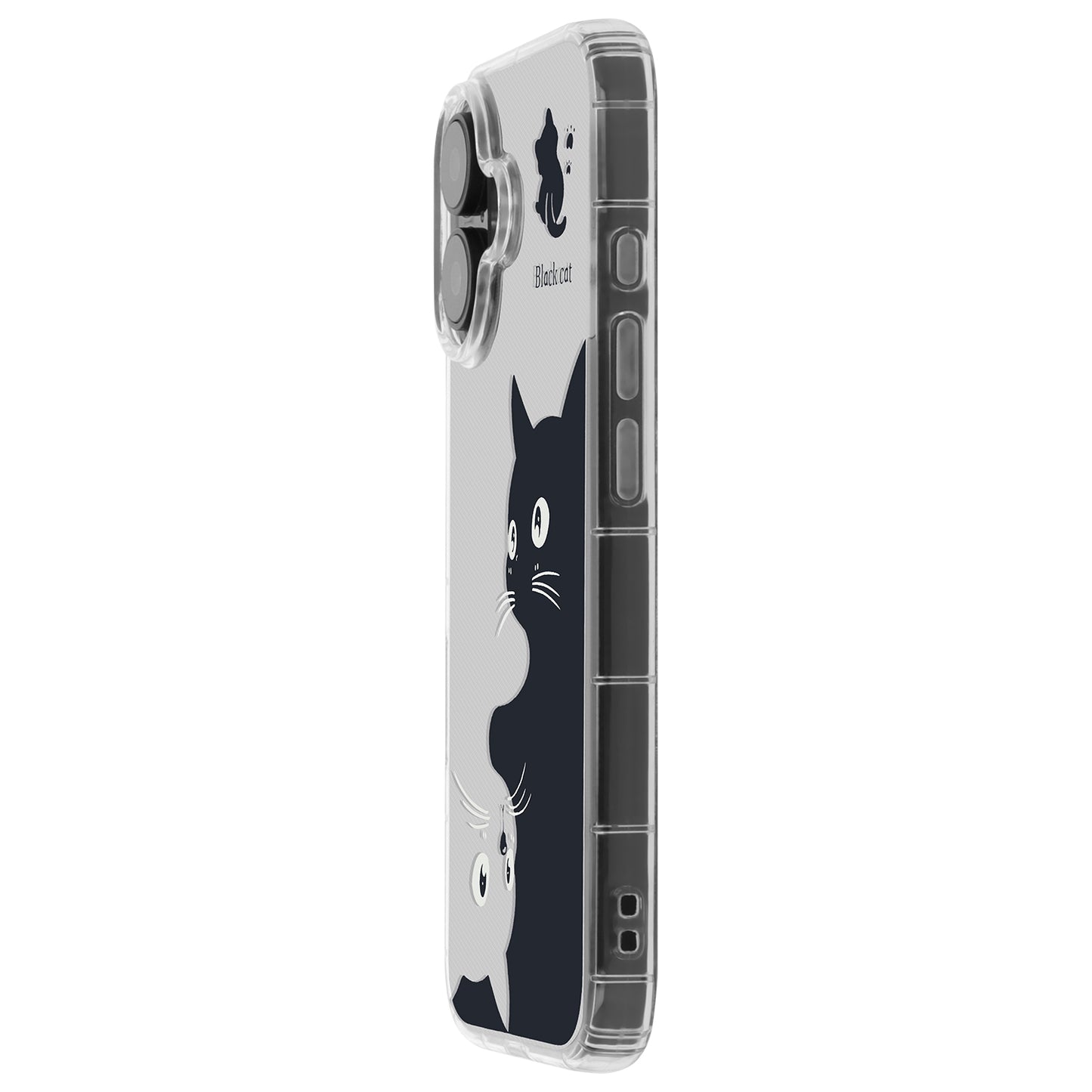 Калъф за Apple iPhone 17 Pro Max, OEM, Ultra Trendy Cat, Черен