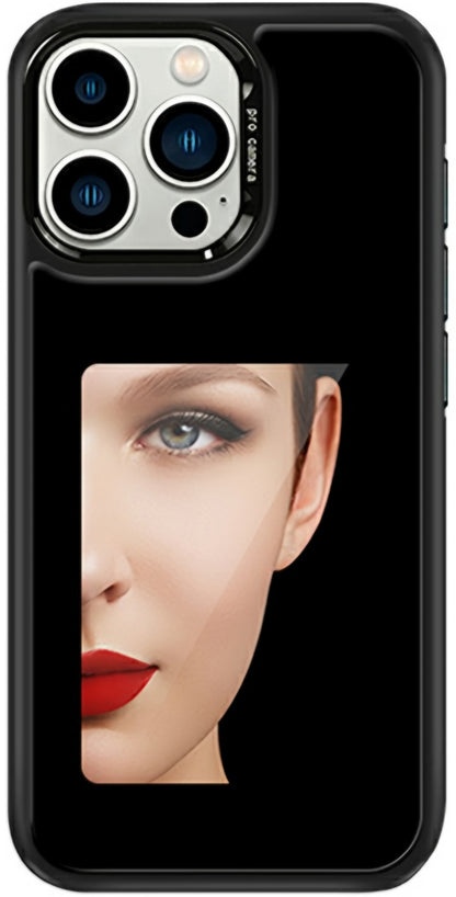 Калъф за Apple iPhone 15 Pro, OEM, Персонализиран E-Ink дисплей (4 инча), Черен