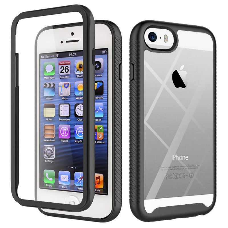 Case for Apple iPhone SE (2016) / 5 / 5s, Techsuit, Defense360 Pro, Black
