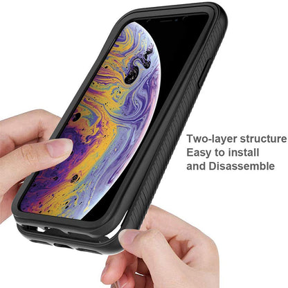 Case for Apple iPhone SE (2016) / 5 / 5s, Techsuit, Defense360 Pro, Black