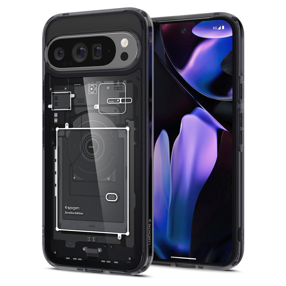 Калъф за Google Pixel 9 Pro XL, Spigen, Ultra Hybrid Zero One, Черен ACS07722