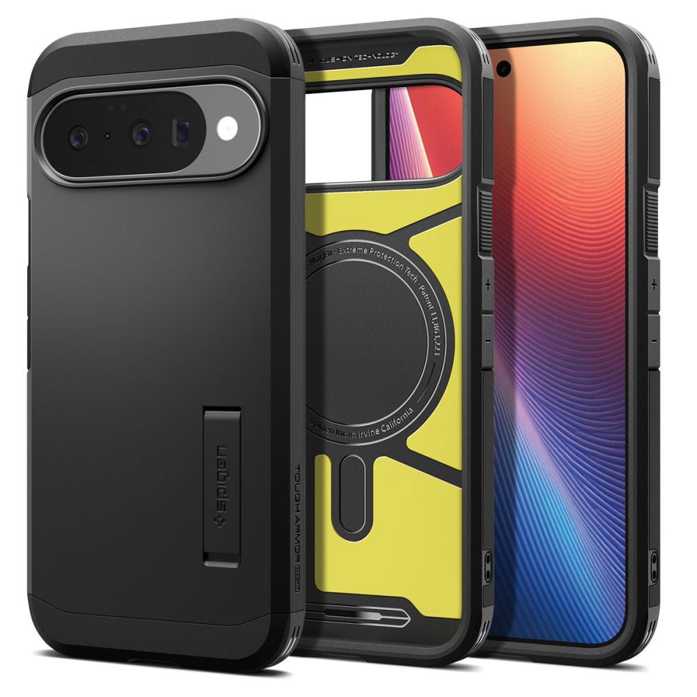 Калъф за Google Pixel 10 Pro / 10, Spigen, Tough Armor, Черен