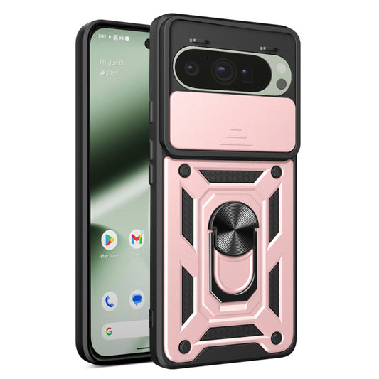 Калъф за Google Pixel 10 Pro / 10, Techsuit, CamShield, Розов