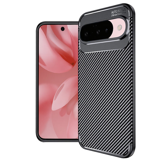 Калъф за Google Pixel 10 Pro / 10, Techsuit, CarbonFiber, Черен