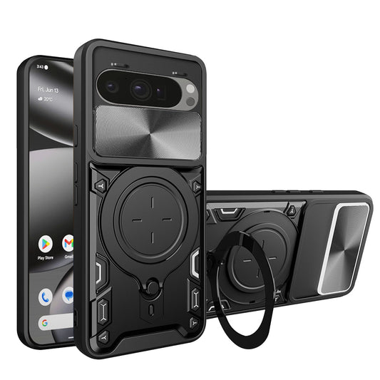 Калъф за Google Pixel 10 Pro XL, Techsuit, CamGuard Pro, Черен