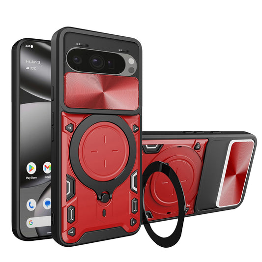 Калъф за Google Pixel 10 Pro XL, Techsuit, CamGuard Pro, Червен