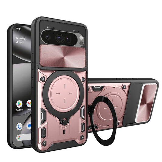 Калъф за Google Pixel 10 Pro XL, Techsuit, CamGuard Pro, Розово злато