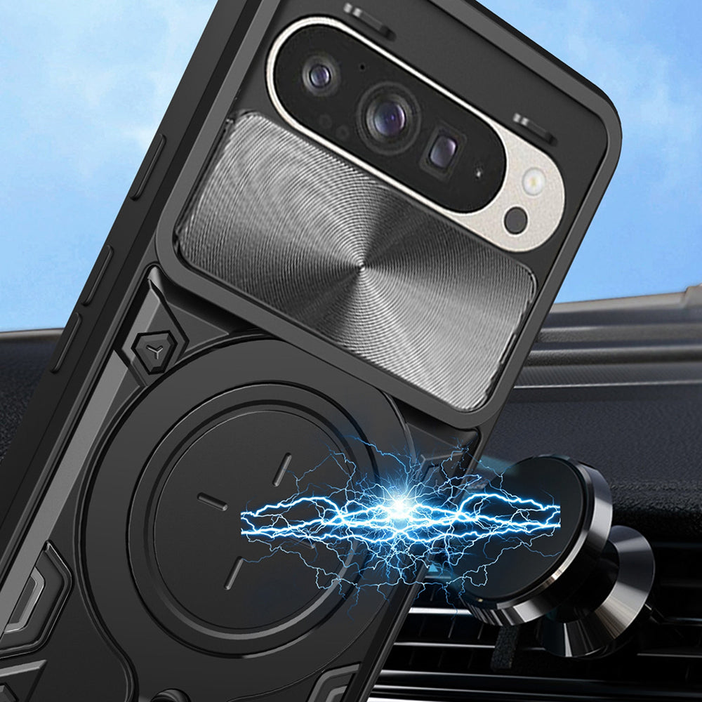Калъф за Google Pixel 10 Pro XL, Techsuit, CamGuard Pro, Розово злато