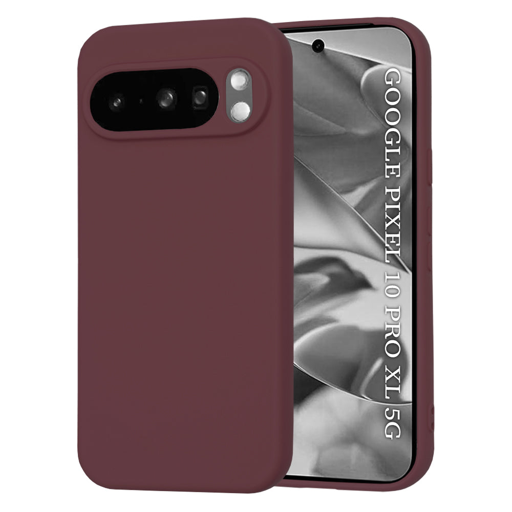Калъф за Google Pixel 10 Pro XL, Techsuit, SoftFlex, Бордо