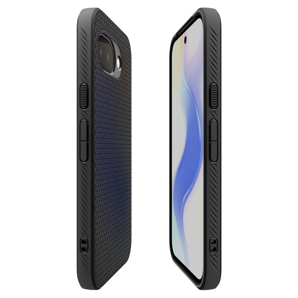 Калъф за Google Pixel 10a, Spigen, Liquid Air, Мат Черен ACS11285