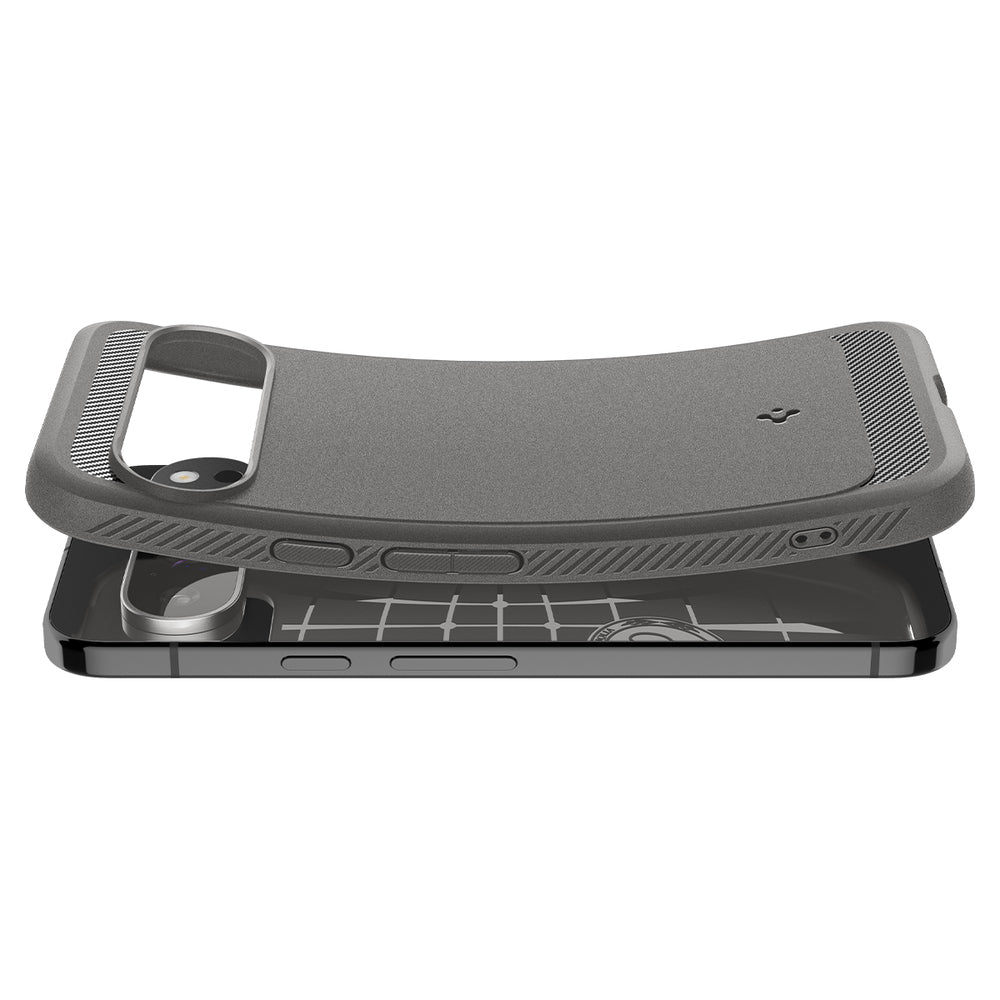 Калъф за Google Pixel 9 Pro XL, Spigen, Rugged Armor, Сив ACS07784