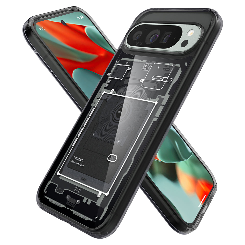 Калъф за Google Pixel 9 Pro XL, Spigen, Ultra Hybrid Zero One, Черен ACS07722