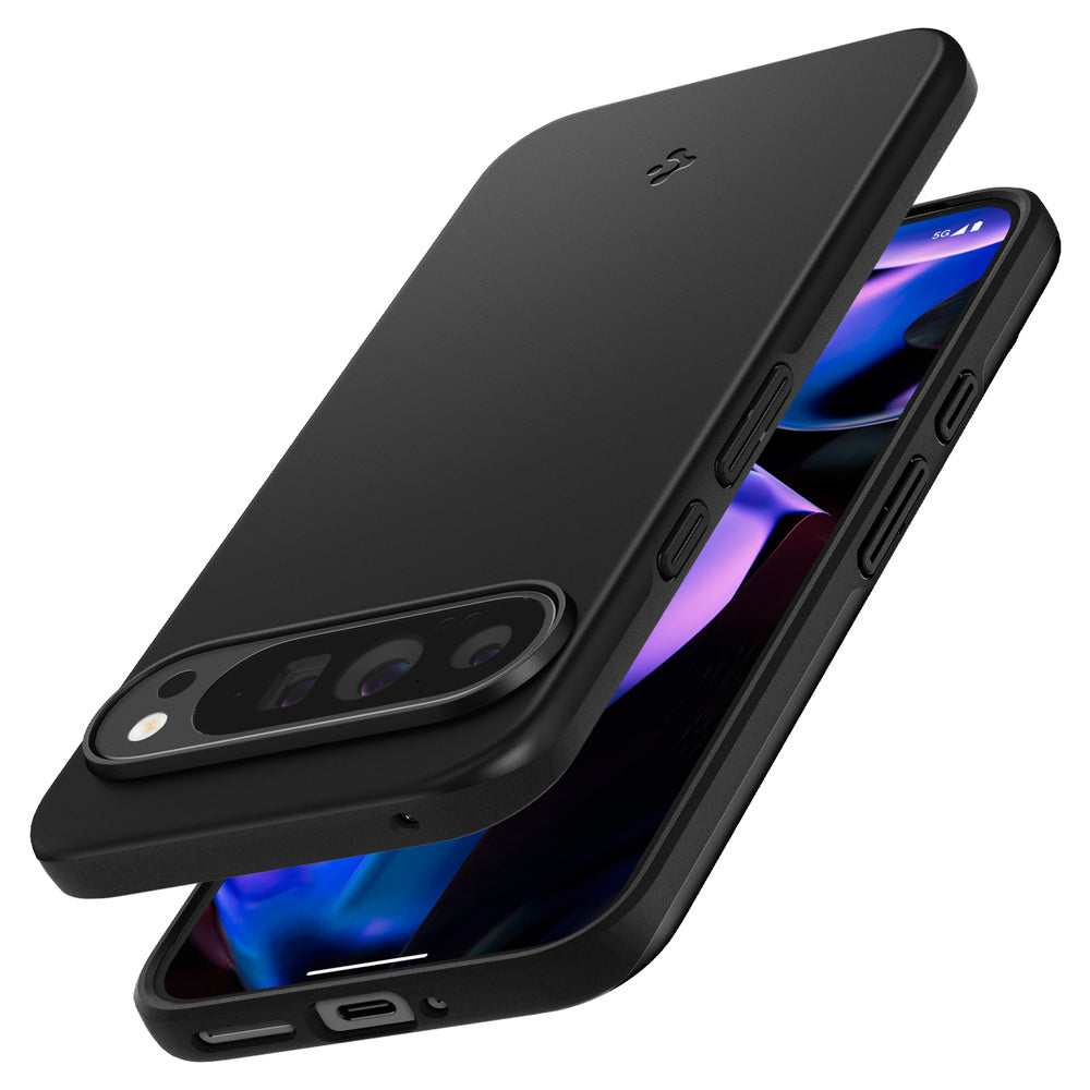 Калъф за Google Pixel 9 Pro XL, Spigen, Thin Fit, Черен ACS07731