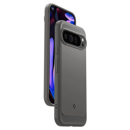 Калъф за Google Pixel 9 Pro XL, Spigen, Rugged Armor, Сив ACS07784
