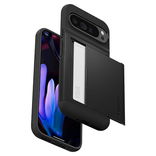 Калъф за Google Pixel 9 Pro XL, Spigen, Slim Armor CS, Черен ACS07729