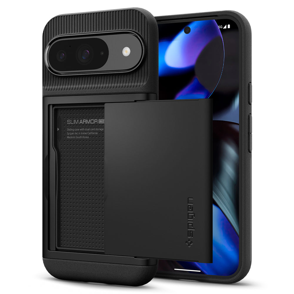 Калъф за Google Pixel 9/9 Pro, Spigen, Slim Armor CS, черен ACS07695 