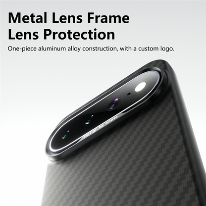 Калъф за Google Pixel 10 Pro / 10, Abeei, Минималистичен карбон, Черен