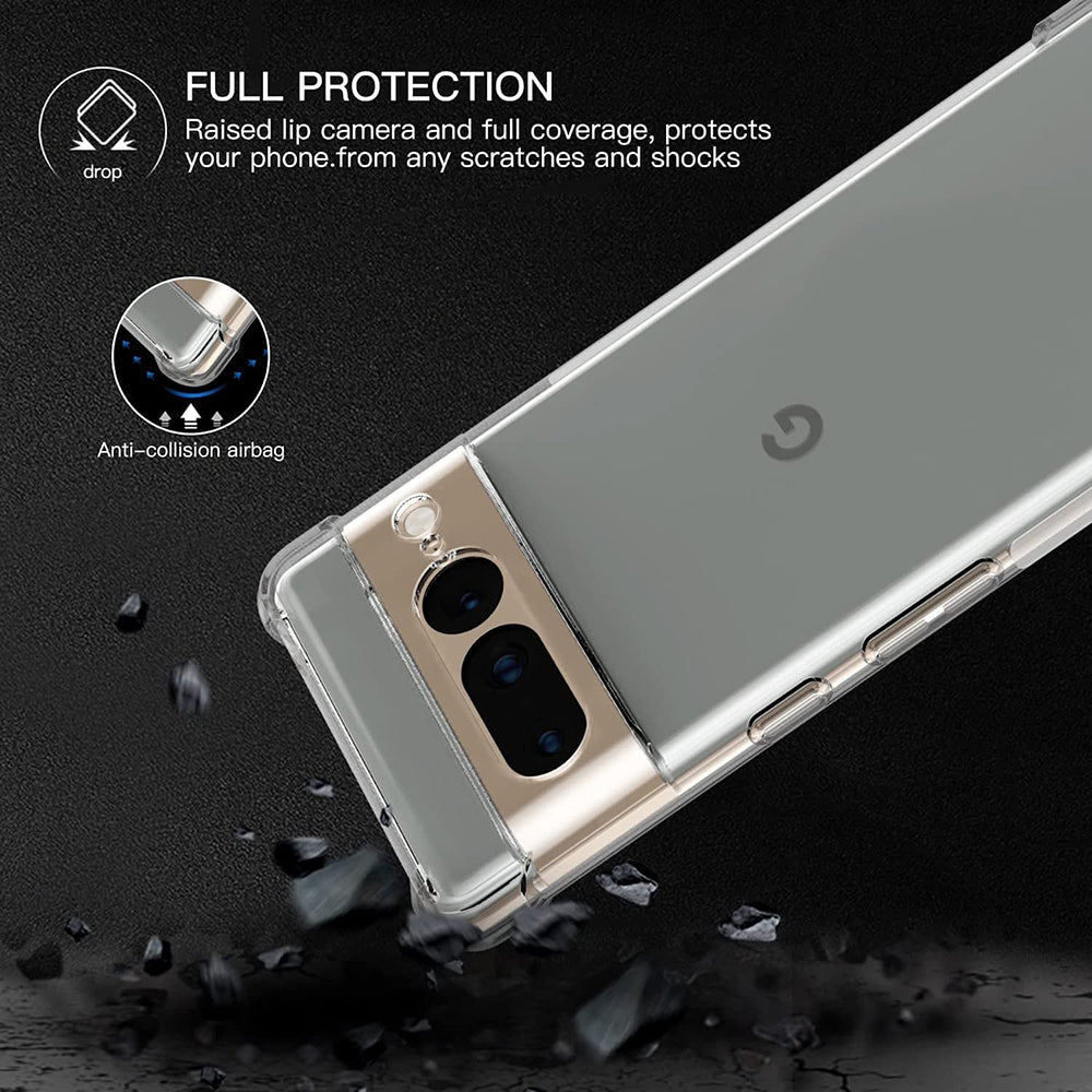 Калъф за Google Pixel 7 Pro, Techsuit, Shockproof Clear, Прозрачен