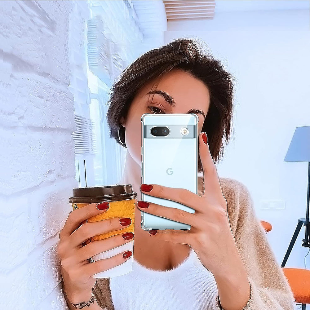 Калъф за Google Pixel 7a, Techsuit, Shockproof Clear, Прозрачен