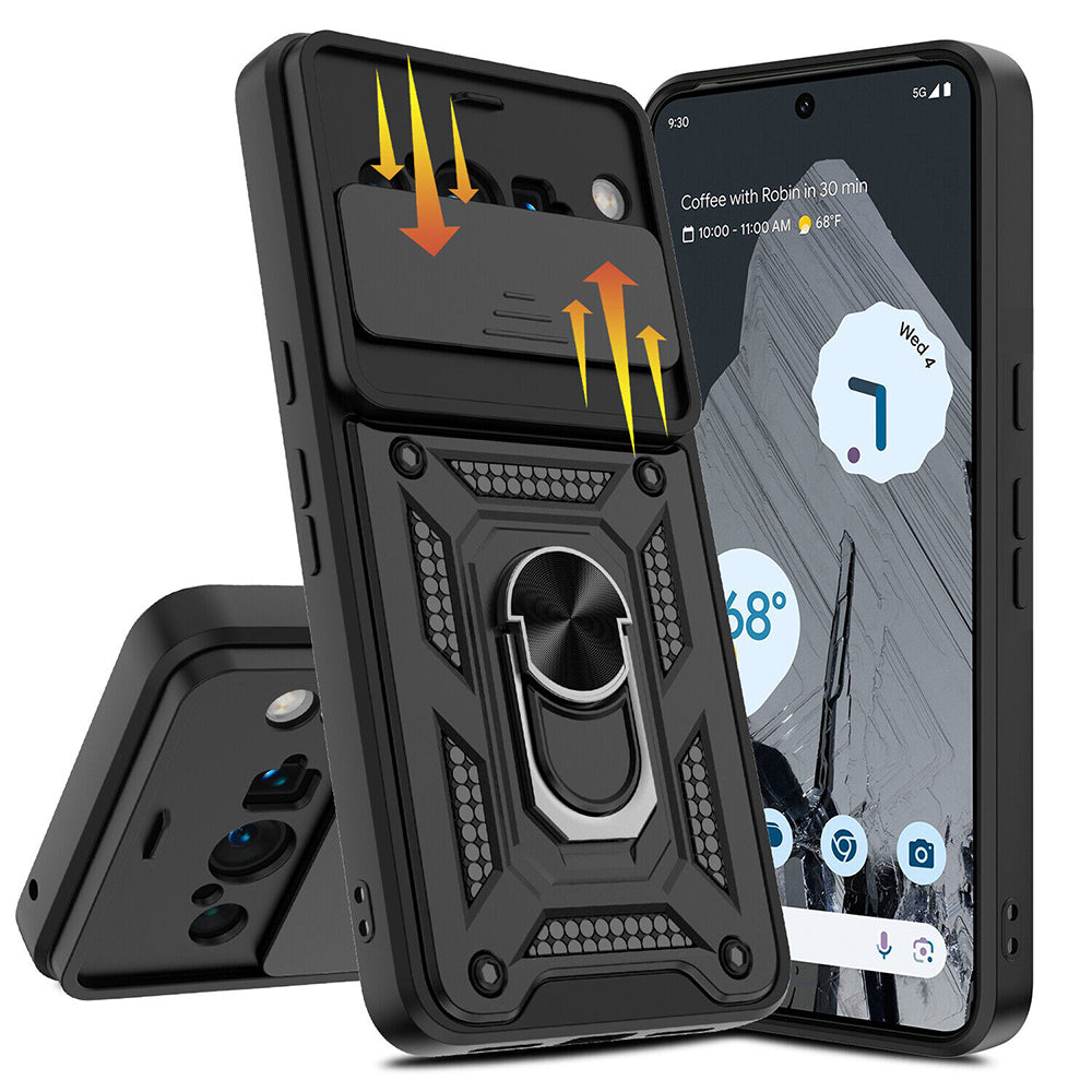 Калъф за Google Pixel 8 Pro, Techsuit, CamShield, Черен