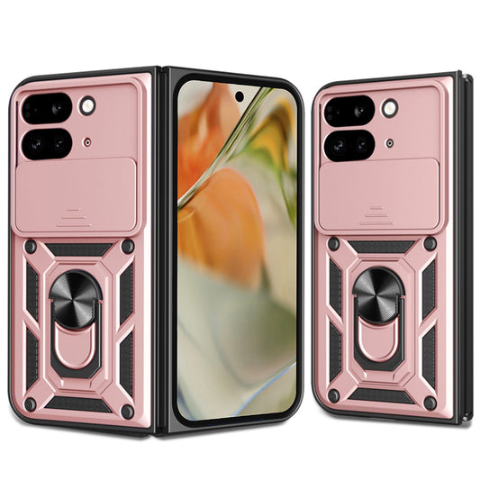 Калъф за Google Pixel 9 Pro Fold, Techsuit, CamShield, Розов