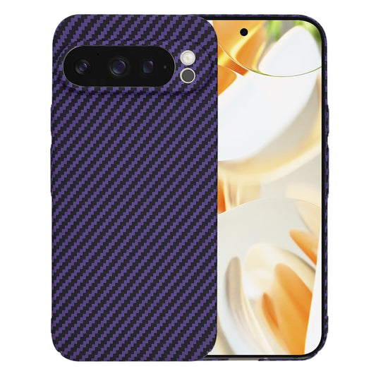 Калъф за Google Pixel 9 Pro, Techsuit, Carbonite FiberShell, Лилав