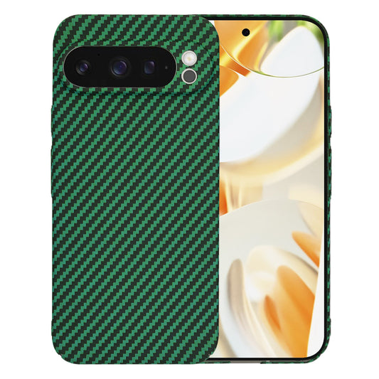 Калъф за Google Pixel 9 Pro, Techsuit, Carbonite FiberShell, Зелен