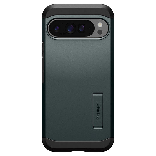 Калъф за Google Pixel 9 Pro XL, Spigen, Tough Armor, зелен