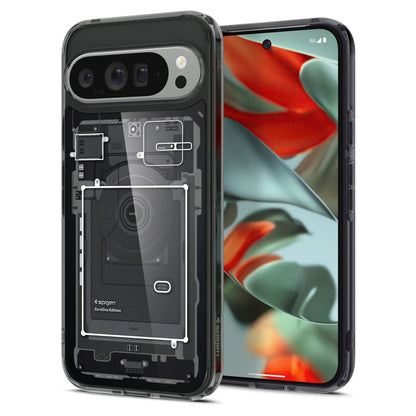 Калъф за Google Pixel 9 Pro XL, Spigen, Ultra Hybrid Zero One, Черен ACS07722