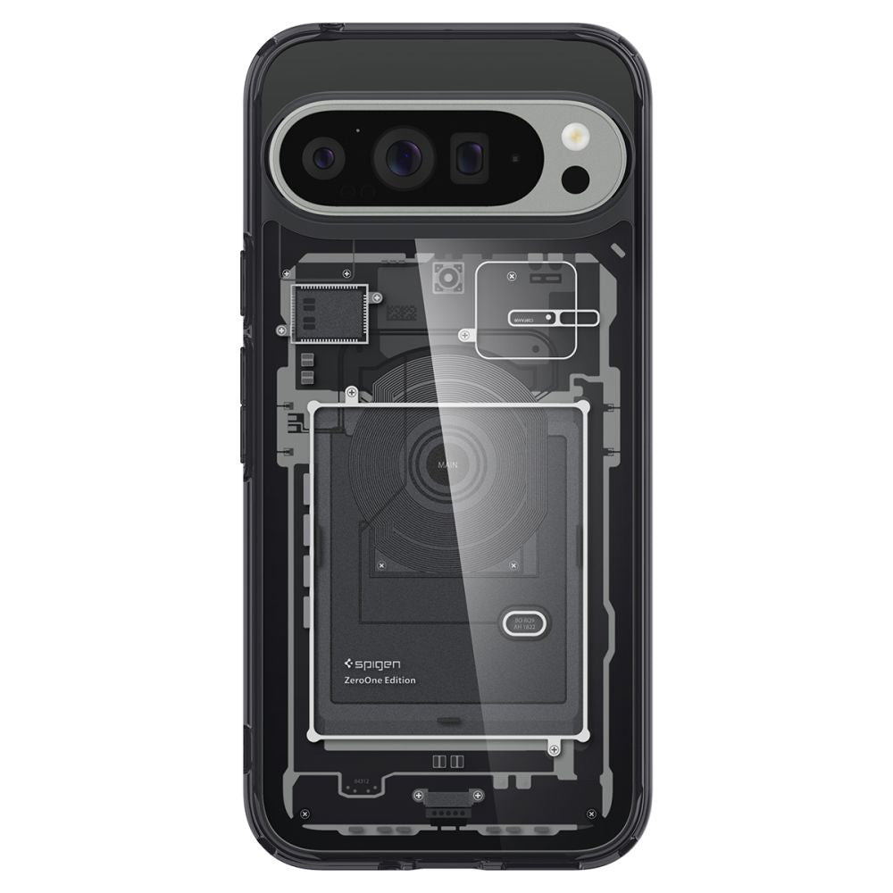 Калъф за Google Pixel 9 Pro XL, Spigen, Ultra Hybrid Zero One, Черен ACS07722