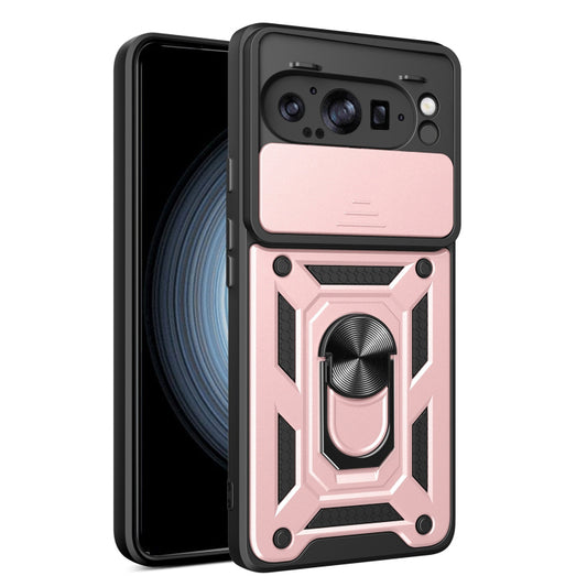 Калъф за Google Pixel 9 Pro XL, Techsuit, CamShield, Розов