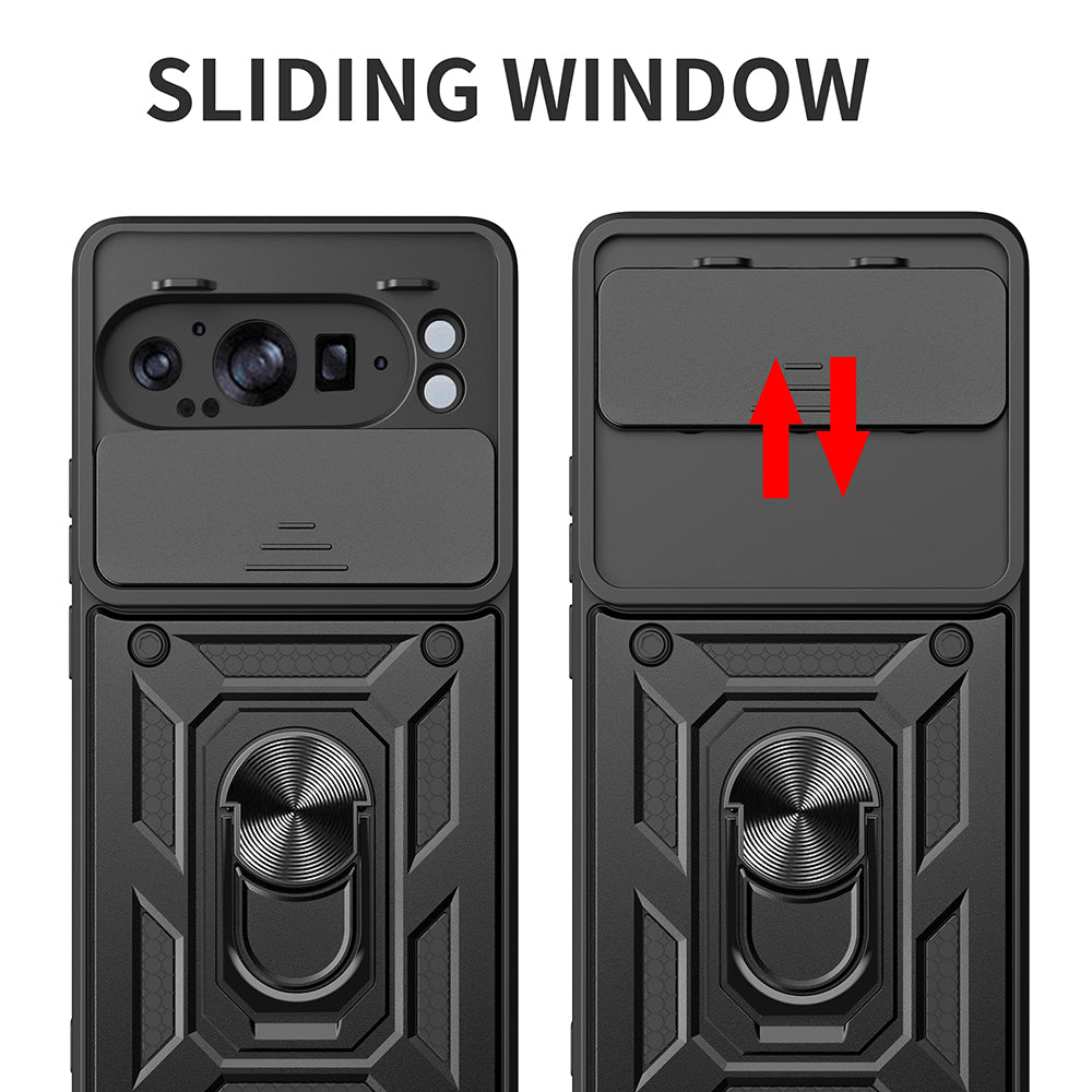 Case for Google Pixel 9 Pro XL, Techsuit, CamShield, Pink