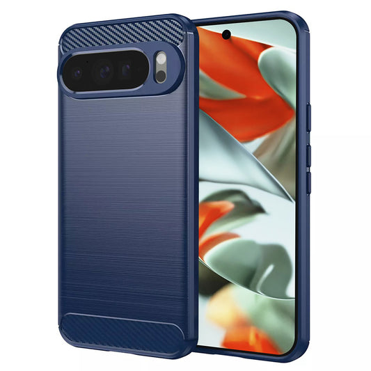 Калъф за Google Pixel 9 Pro XL, Techsuit, Карбон, Син